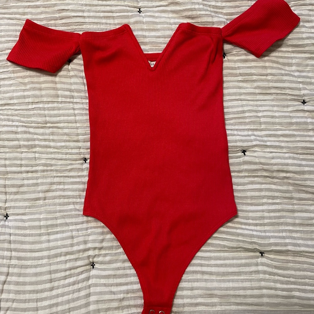 Red Express Bodysuit